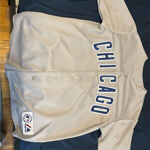 Chicago Cubs road jersey, blank